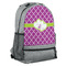 Clover Large Backpack - Gray - Angled View