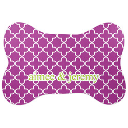 Clover Bone Shaped Dog Food Mat (Personalized)