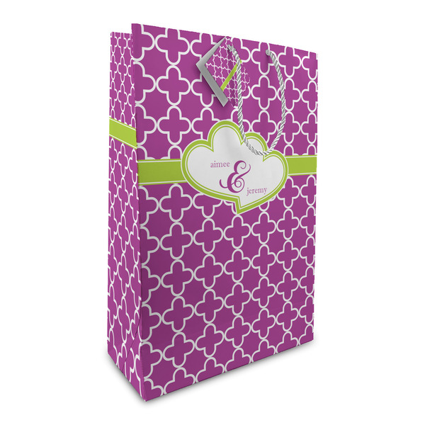 Custom Clover Large Gift Bag (Personalized)
