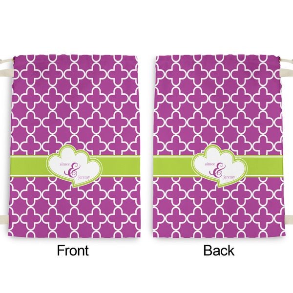 Clover Large Laundry Bag - Front & Back View