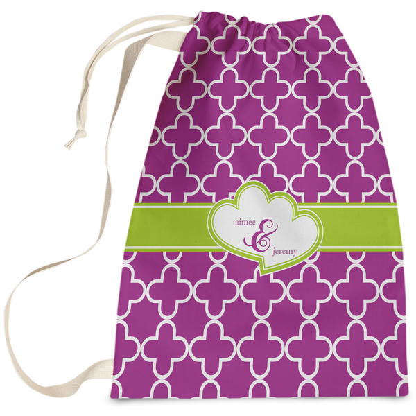 Custom Clover Laundry Bag - Large (Personalized)