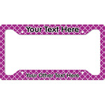Clover License Plate Frame - Style A (Personalized)