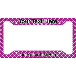 Clover License Plate Frame - Style A (Personalized)