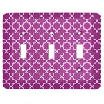 Clover Light Switch Cover (3 Toggle Plate)