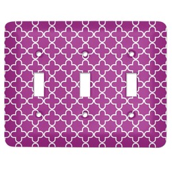 Clover Light Switch Cover (3 Toggle Plate)