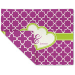 Clover Double-Sided Linen Placemat - Single w/ Couple's Names