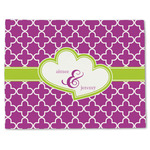 Clover Single-Sided Linen Placemat - Single w/ Couple's Names