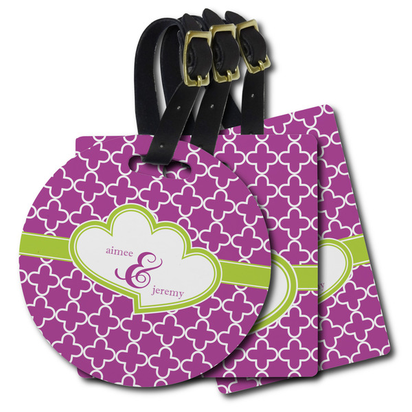 Custom Clover Plastic Luggage Tag (Personalized)