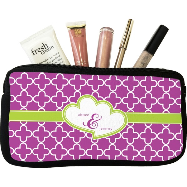 Custom Clover Makeup / Cosmetic Bag (Personalized)