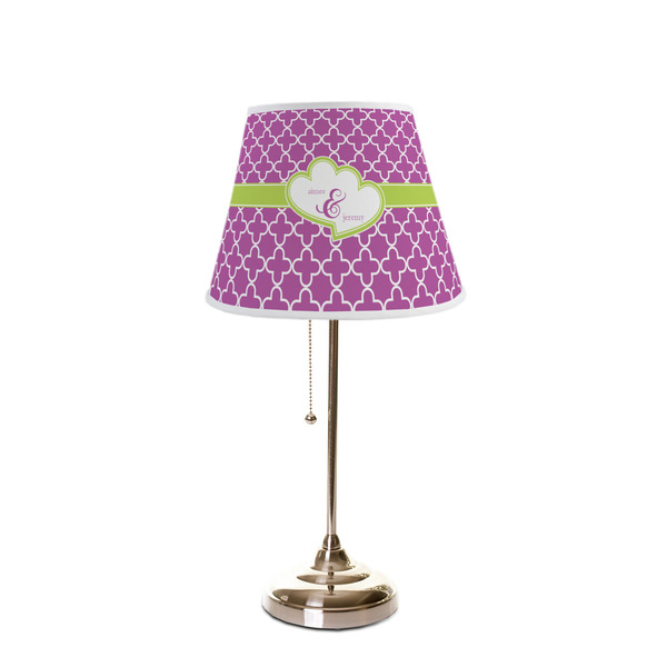 Clover Poly Film Empire Lampshade - On Stand