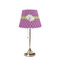 Clover Poly Film Empire Lampshade - On Stand
