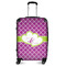 Clover Suitcase - 24" Medium - Checked (Personalized)