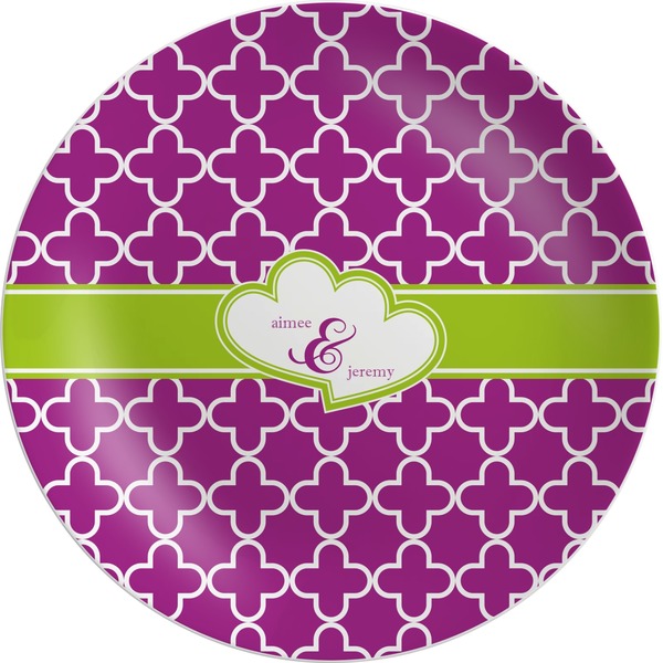 Custom Clover Melamine Plate (Personalized)