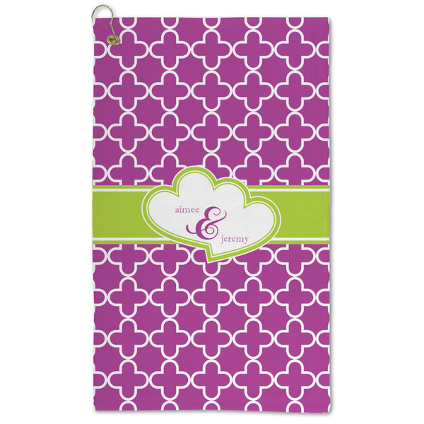 Custom Clover Microfiber Golf Towel - Large (Personalized)