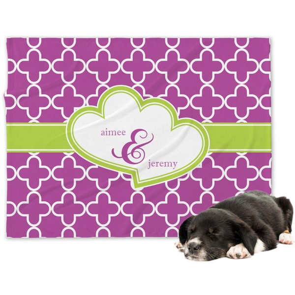 Custom Clover Dog Blanket - Regular (Personalized)