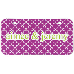 Clover Mini/Bicycle License Plate (2 Holes) (Personalized)