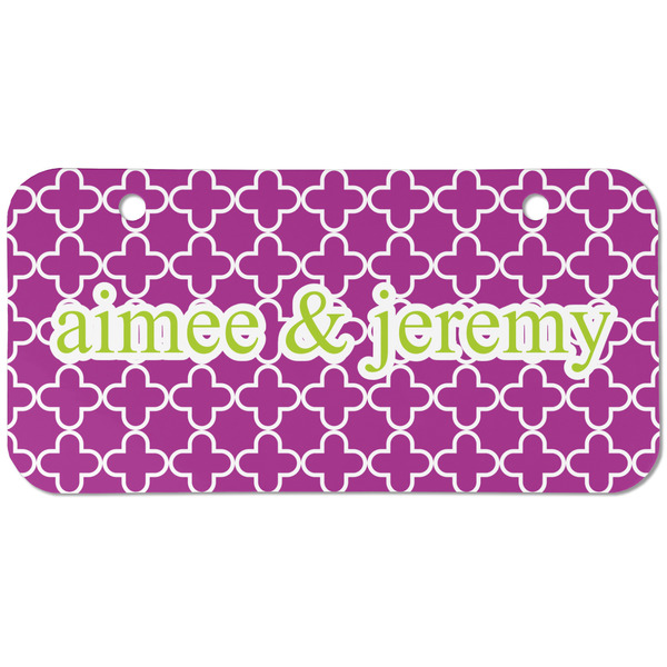 Clover Mini Bicycle License Plate - Two Holes