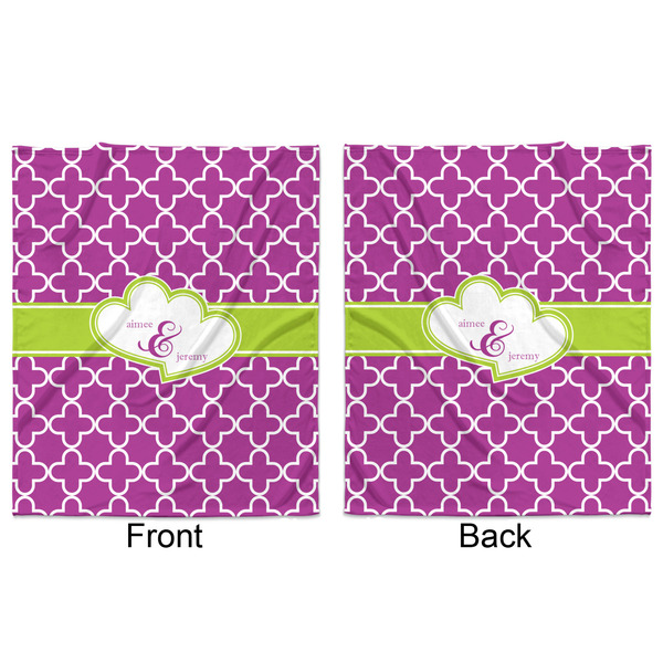 Clover Minky Blanket - 50"x60" - Double Sided - Front & Back