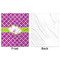 Clover Minky Blanket - 50"x60" - Single Sided - Front & Back