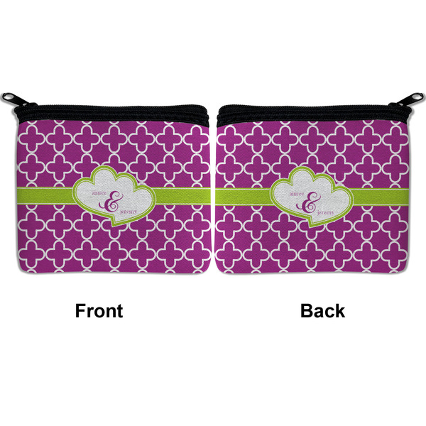 Clover Neoprene Coin Purse - Front & Back (APPROVAL)