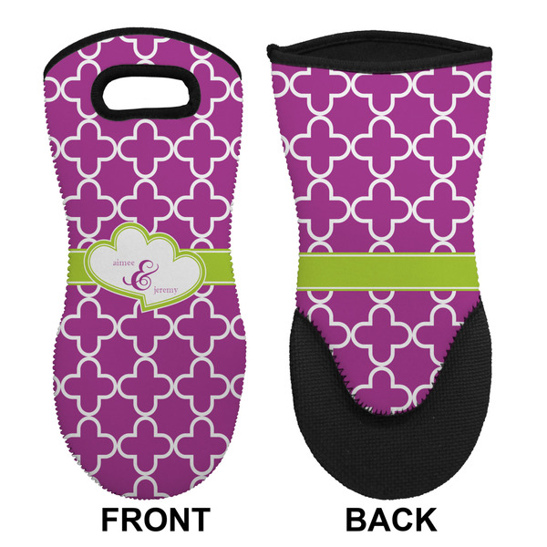 Clover Neoprene Oven Mitt (Front & Back)