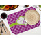 Clover Octagon Placemat - Single front (LIFESTYLE) Flatlay
