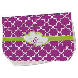 Clover Burp Cloth - Fleece w/ Couple's Names