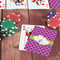 Clover On Table with Poker Chips