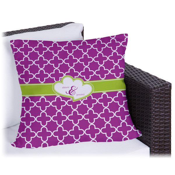 Custom Clover Outdoor Pillow (Personalized)