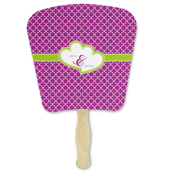 Custom Clover Paper Fan (Personalized)