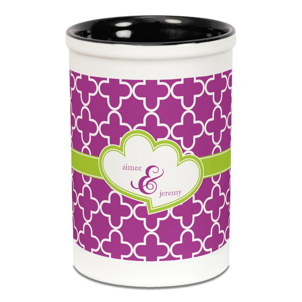 Clover Pencil Holder - Black