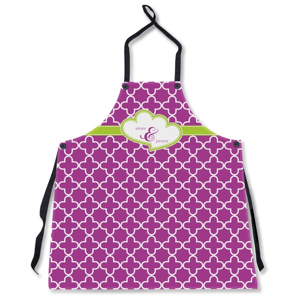 Custom Clover Apron Without Pockets w/ Couple's Names