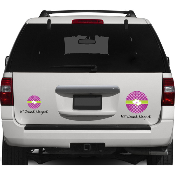 Clover Personalized Car Magnets on Ford Explorer