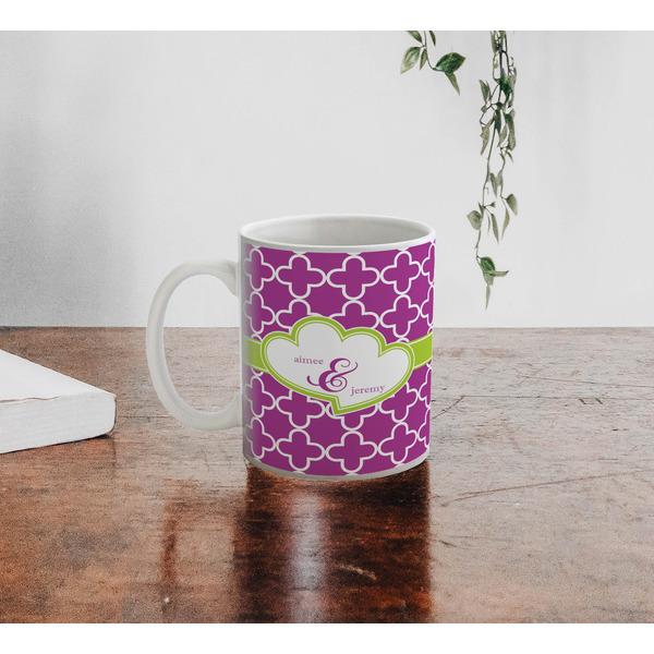 Clover Personalized Coffee Mug - Lifestyle