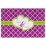 Clover Laminated Placemat w/ Couple's Names