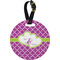 Clover Personalized Round Luggage Tag