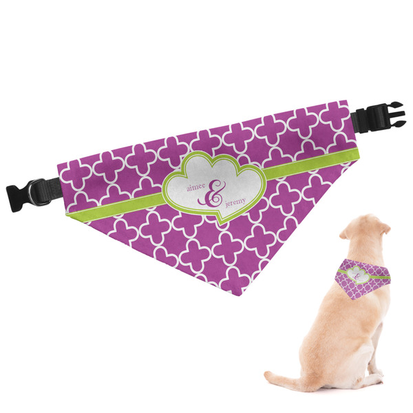 Custom Clover Dog Bandana - XLarge (Personalized)