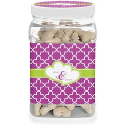 Clover Dog Treat Jar (Personalized)
