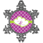 Clover Vintage Snowflake Ornament (Personalized)