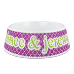 Clover Plastic Dog Bowl (Personalized)