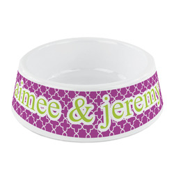 Clover Plastic Dog Bowl - Small (Personalized)