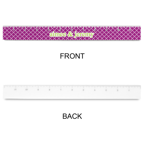 Clover Plastic Ruler - 12" - APPROVAL
