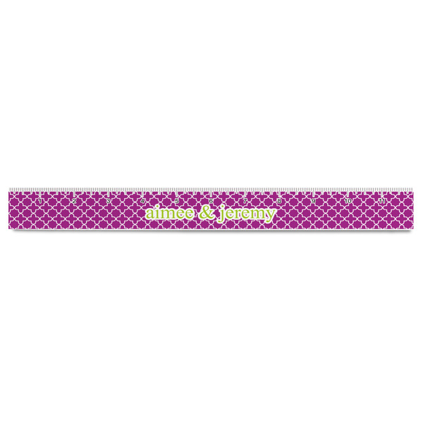 Clover Plastic Ruler - 12" - FRONT