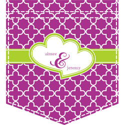 Clover Iron On Faux Pocket (Personalized)