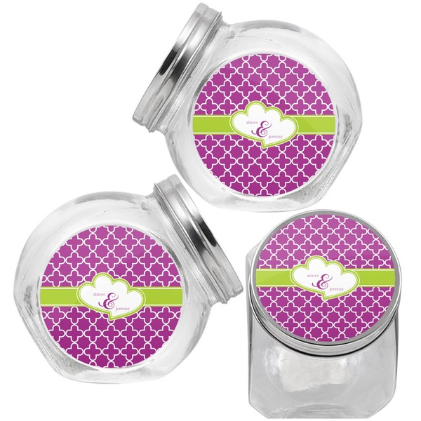 Clover Puppy Treat Jar - Top Left Right