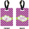 Clover Rectangle Luggage Tag (Front + Back)