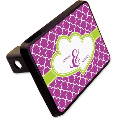 Clover Rectangular Trailer Hitch Cover - 2" (Personalized)