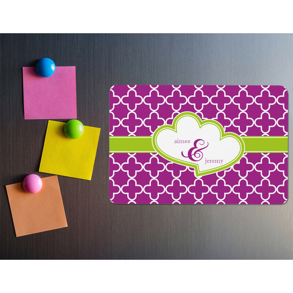 Clover Rectangular Fridge Magnet - LIFESTYLE