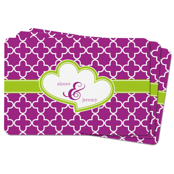 Clover Rectangular Fridge Magnet - THREE