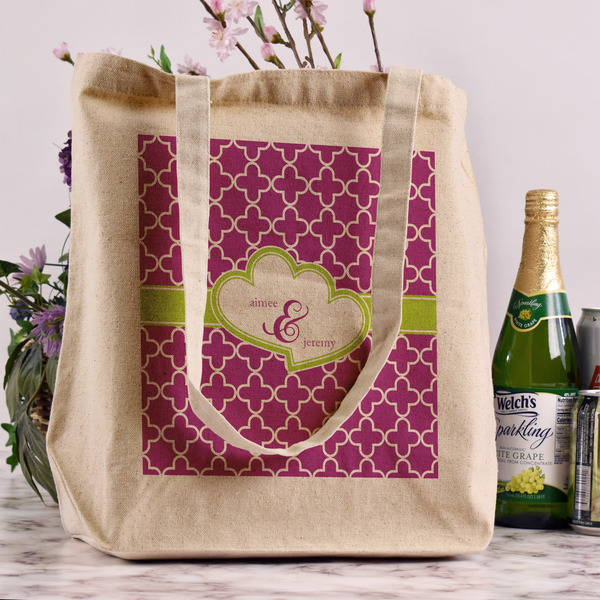 Clover Reusable Cotton Grocery Bag - In Context